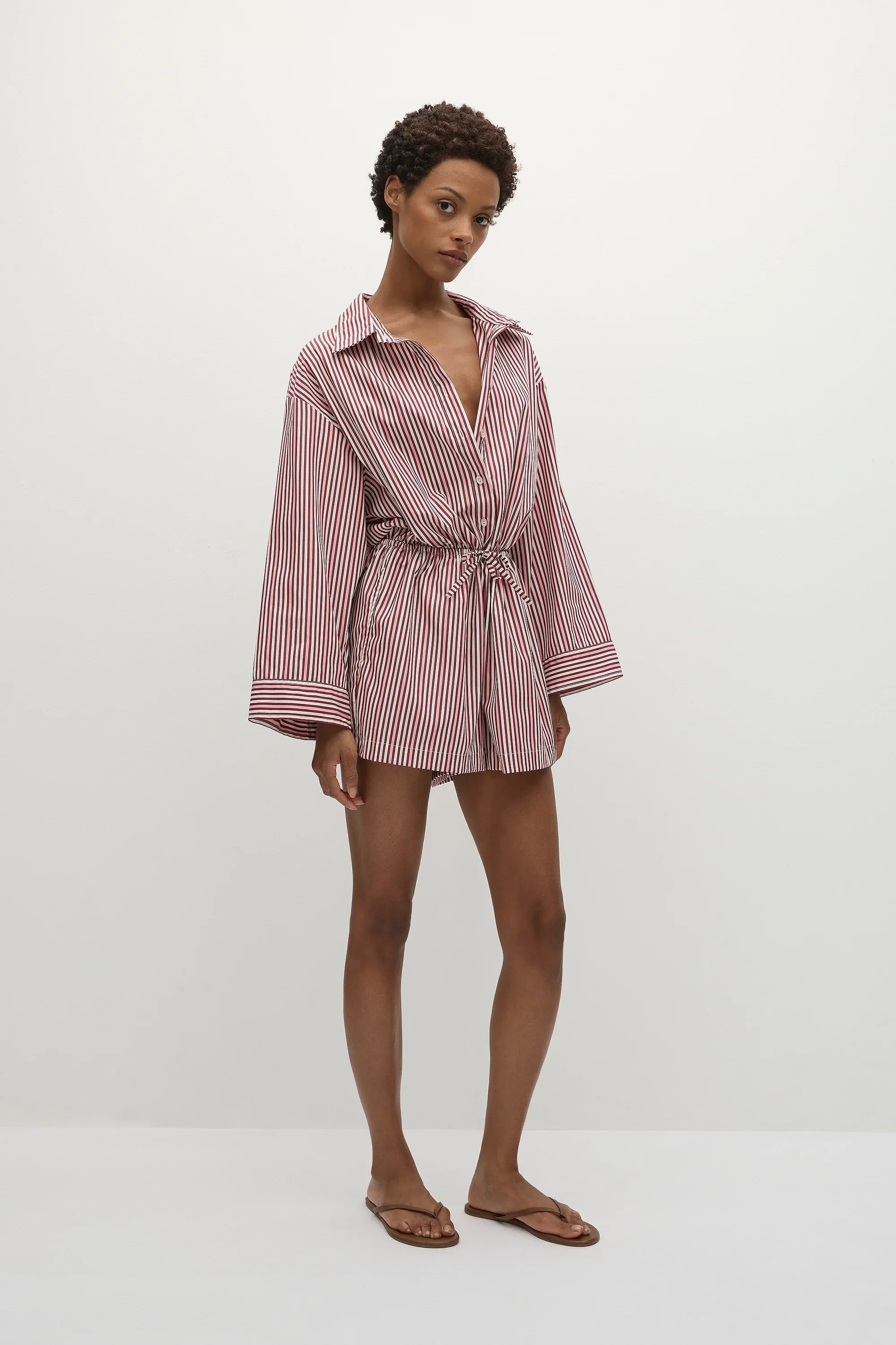 Freja Playsuit Clare Stripe - Final Sale