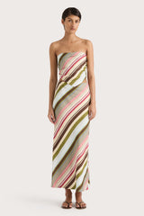 Antibes Strapless Top Meleu Stripe Multi - Final Sale