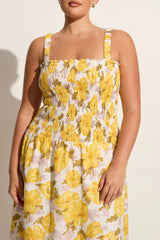 Messina Midi Dress Isadora Floral - Final Sale