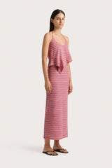 Maceio Top Vermillion Stripe - Final Sale