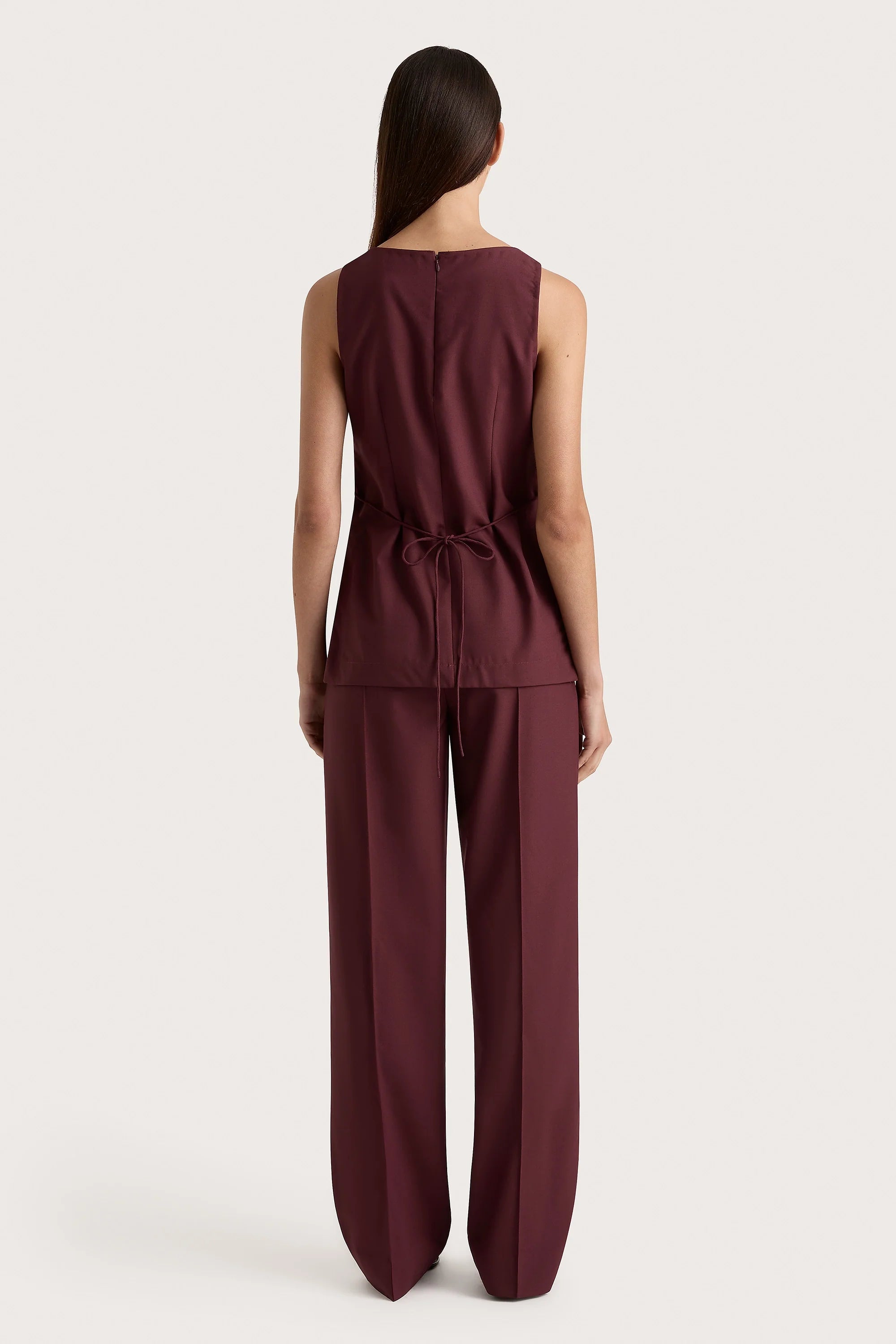 Emilie Trouser Bordeaux - Final Sale