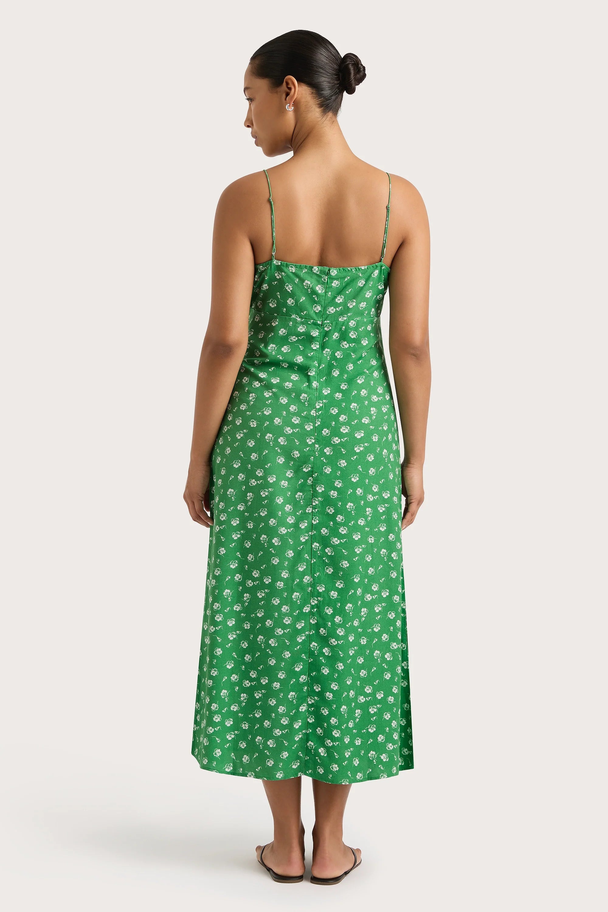 Pau Midi Dress Green - Final Sale