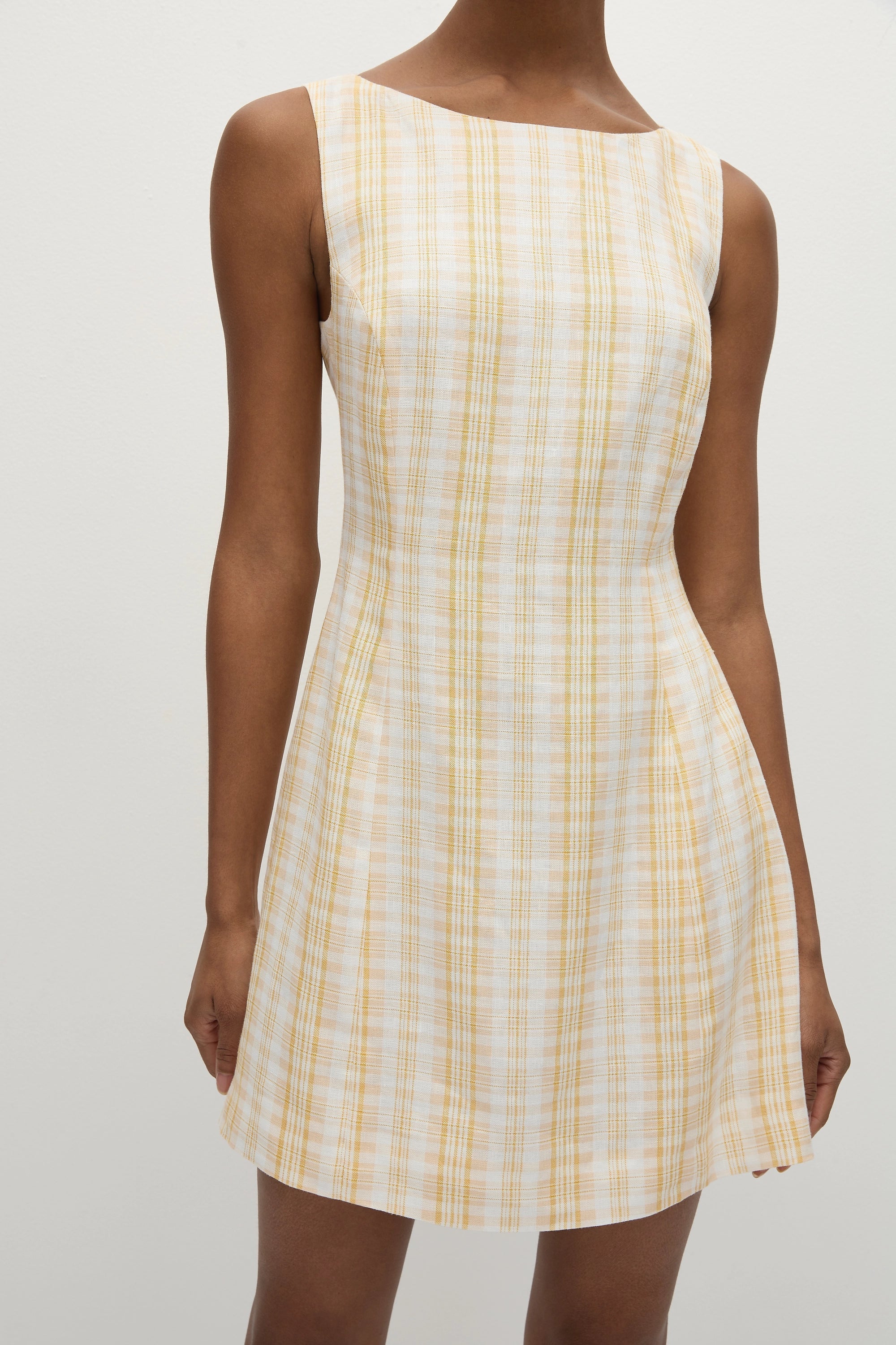 Lydie Mini Dress Piato Check - Final Sale