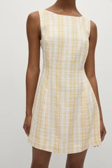 Lydie Mini Dress Piato Check - Final Sale