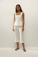 Mina Top White - Final Sale