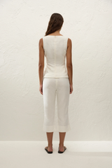 Mina Top White - Final Sale