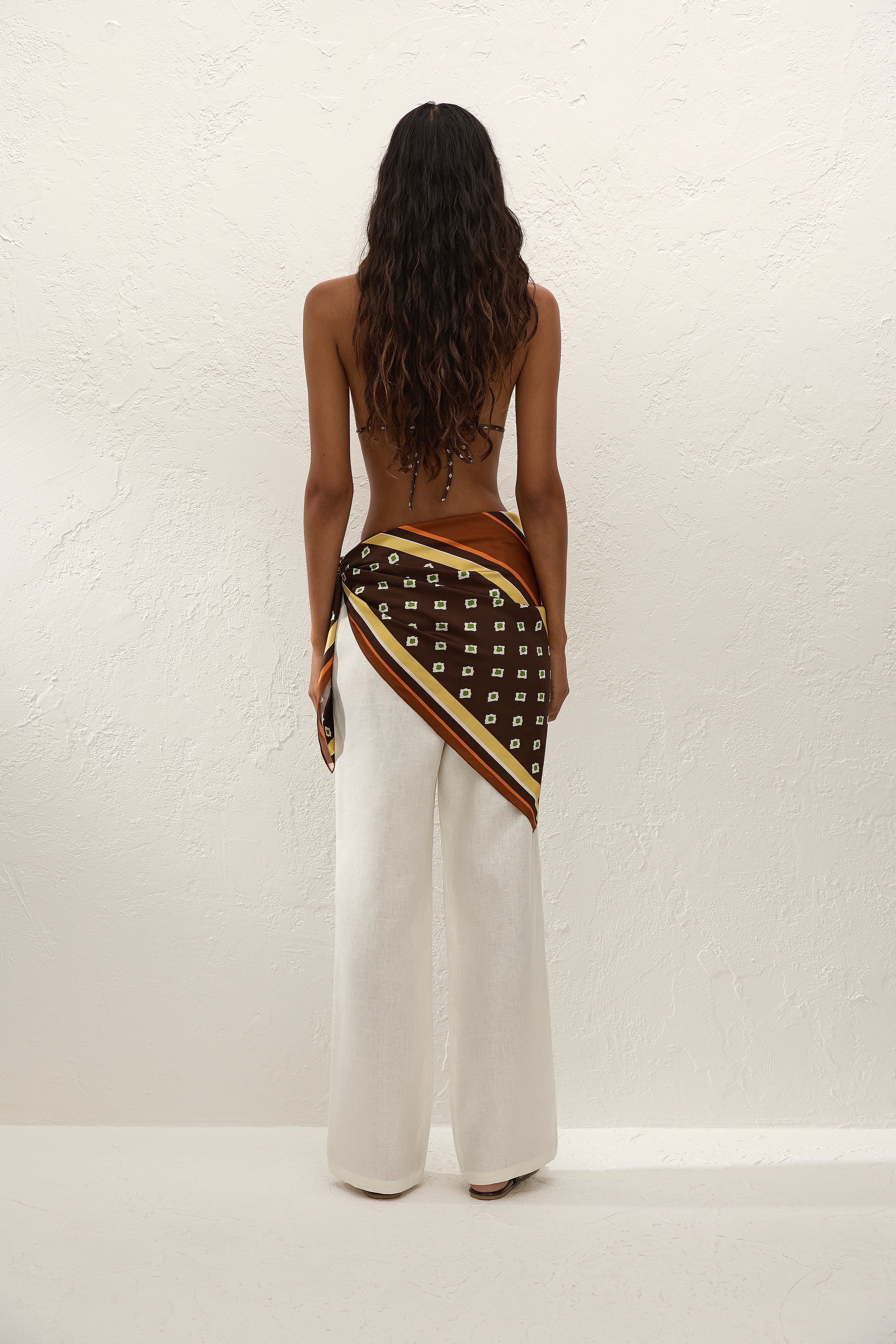 Soleil Waist Scarf Valencia Stripe