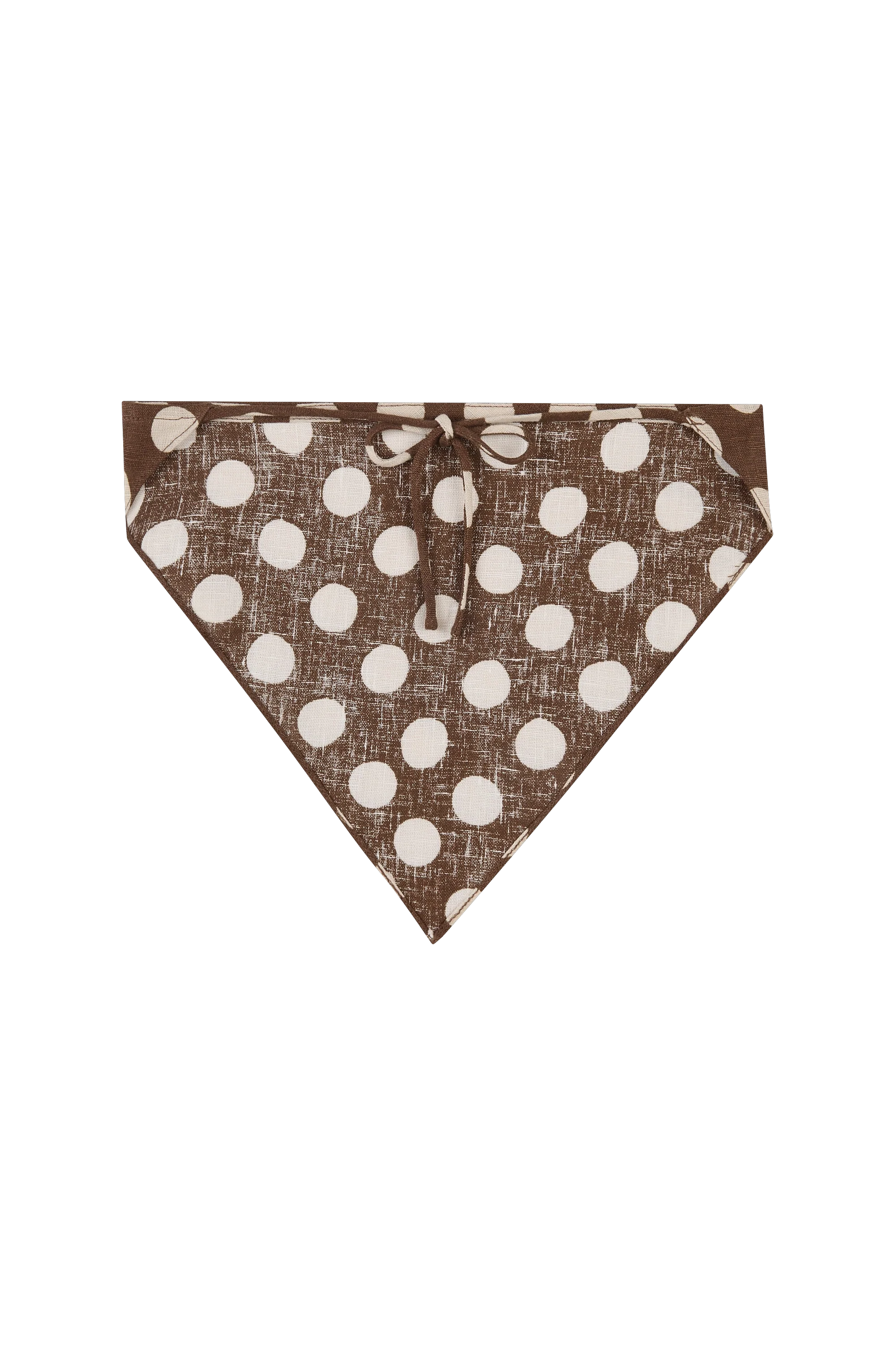 Simona Head Scarf Cioccolato Dot