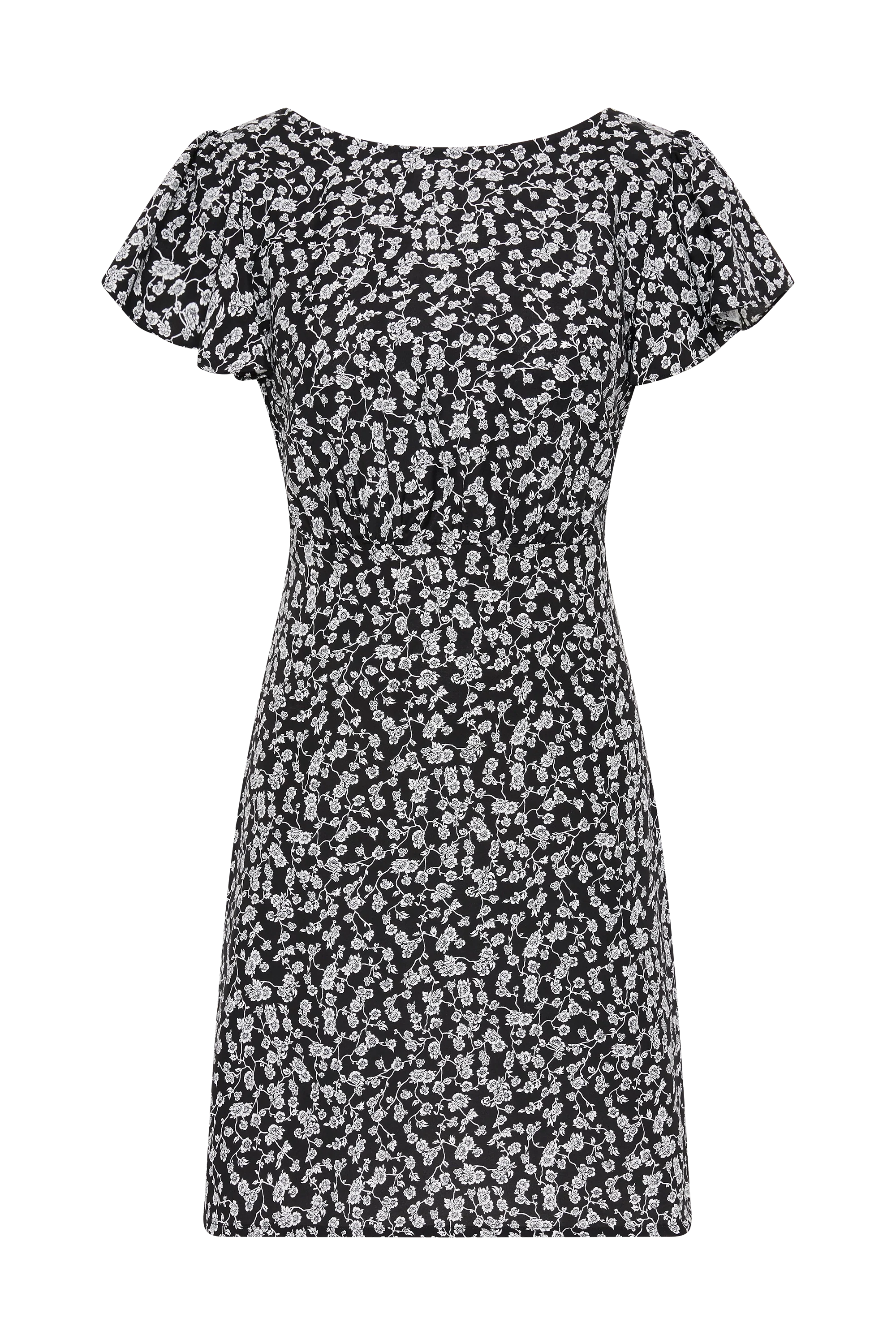 Valras Mini Dress Amaryllis Floral Black - Final Sale