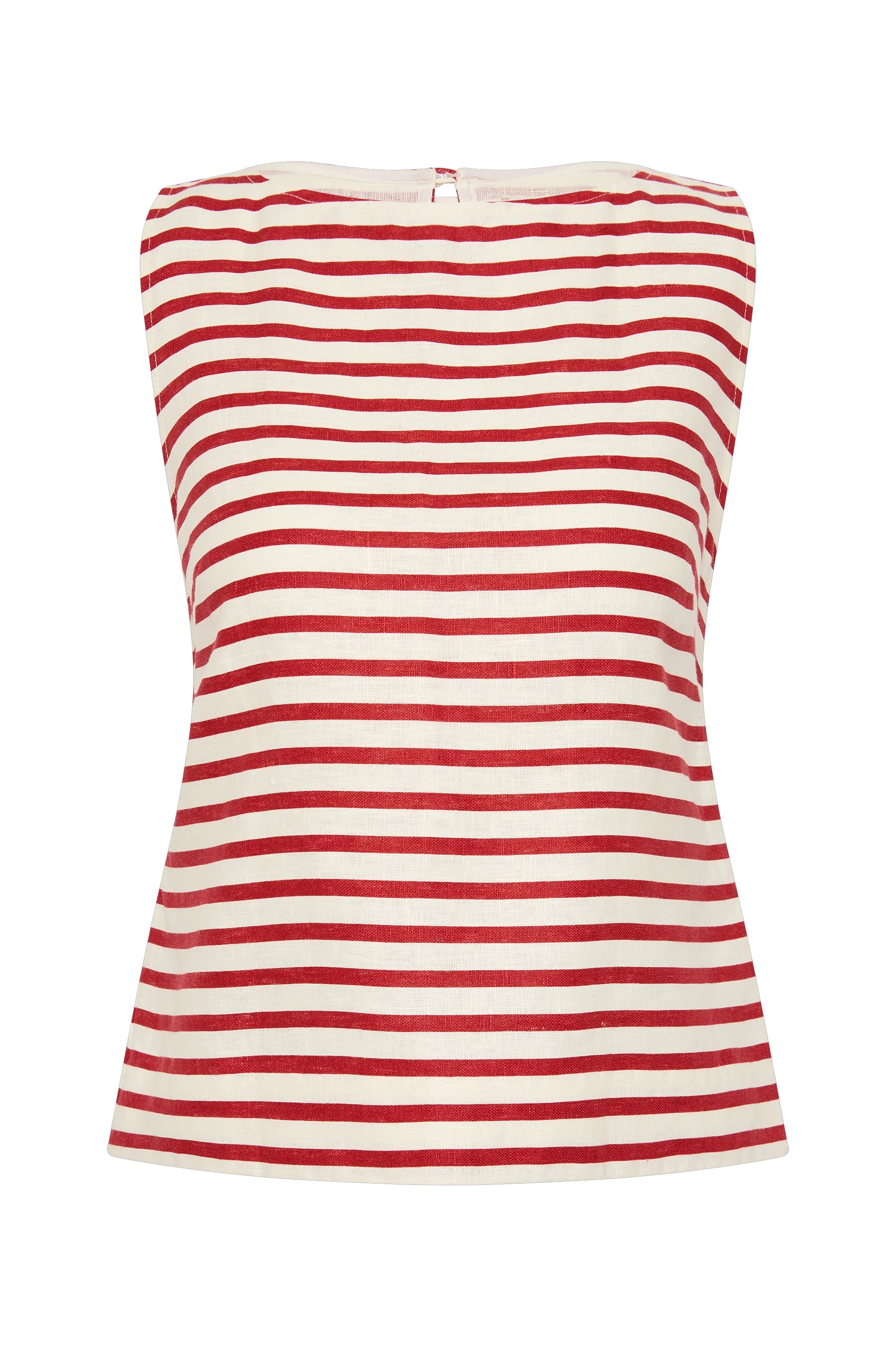 Kelly Top Breton Stripe Red - Final Sale