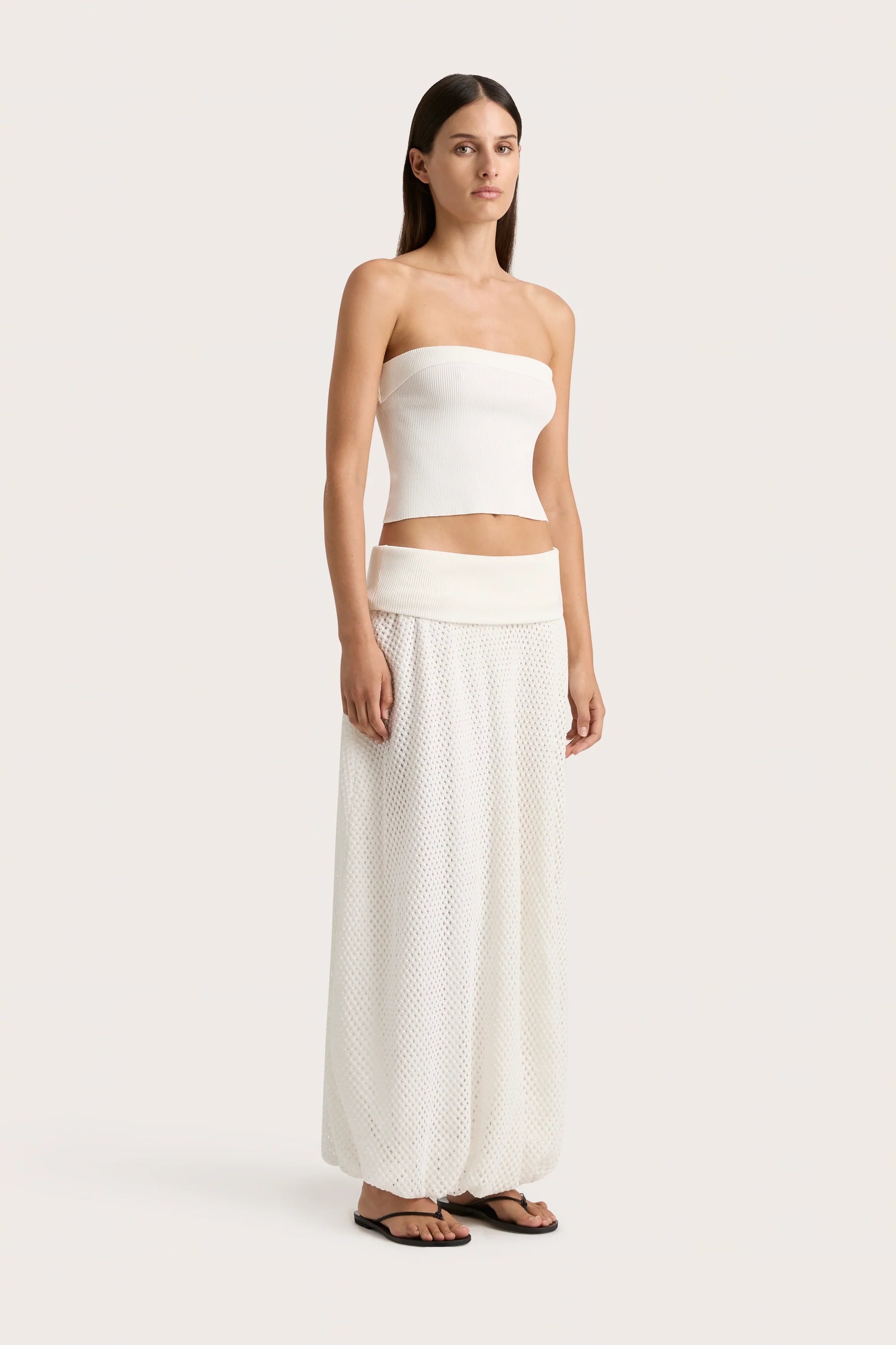 Ciele Maxi Skirt Azalea White - Final Sale