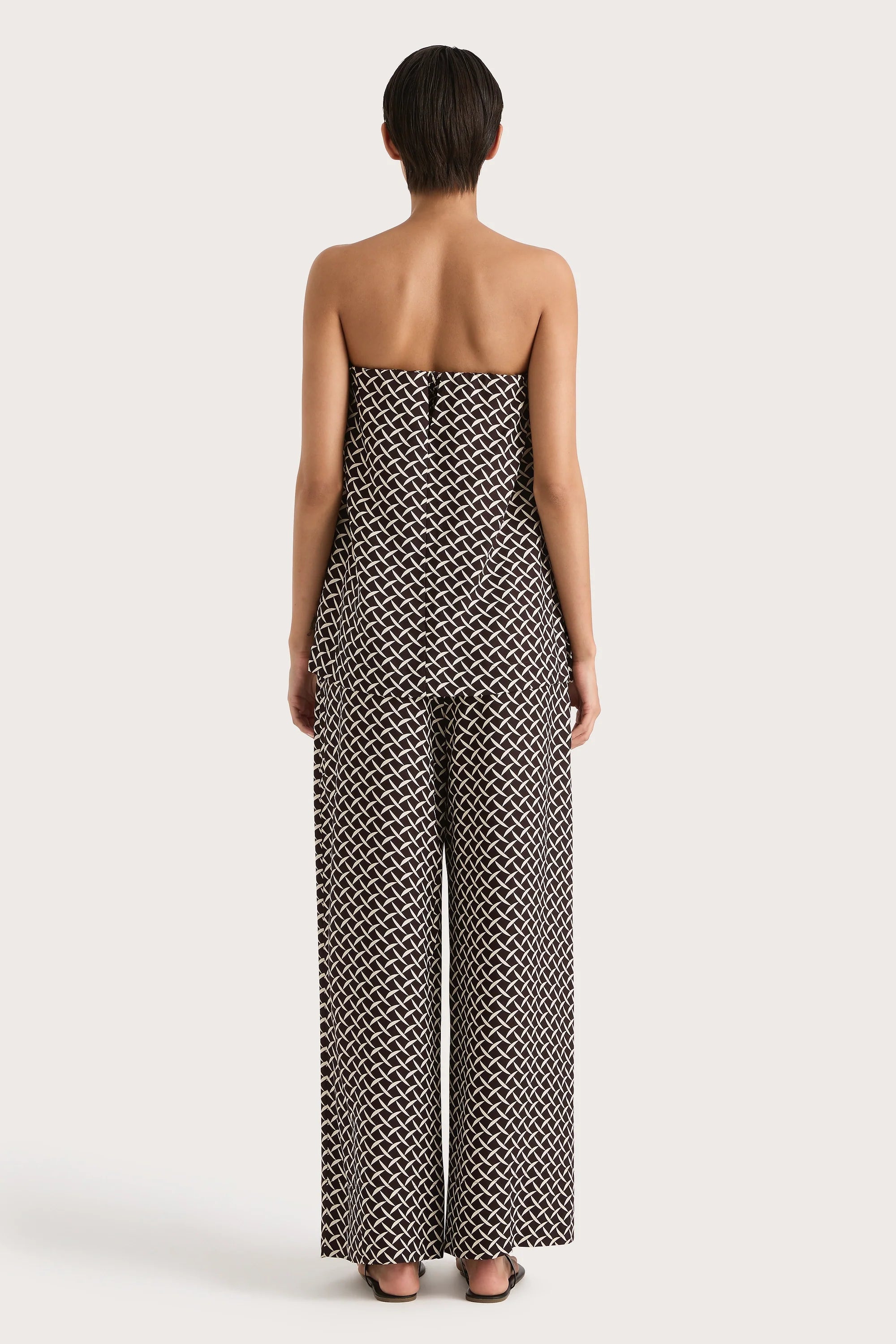 Dalene Pant Espresso Geo - Final Sale