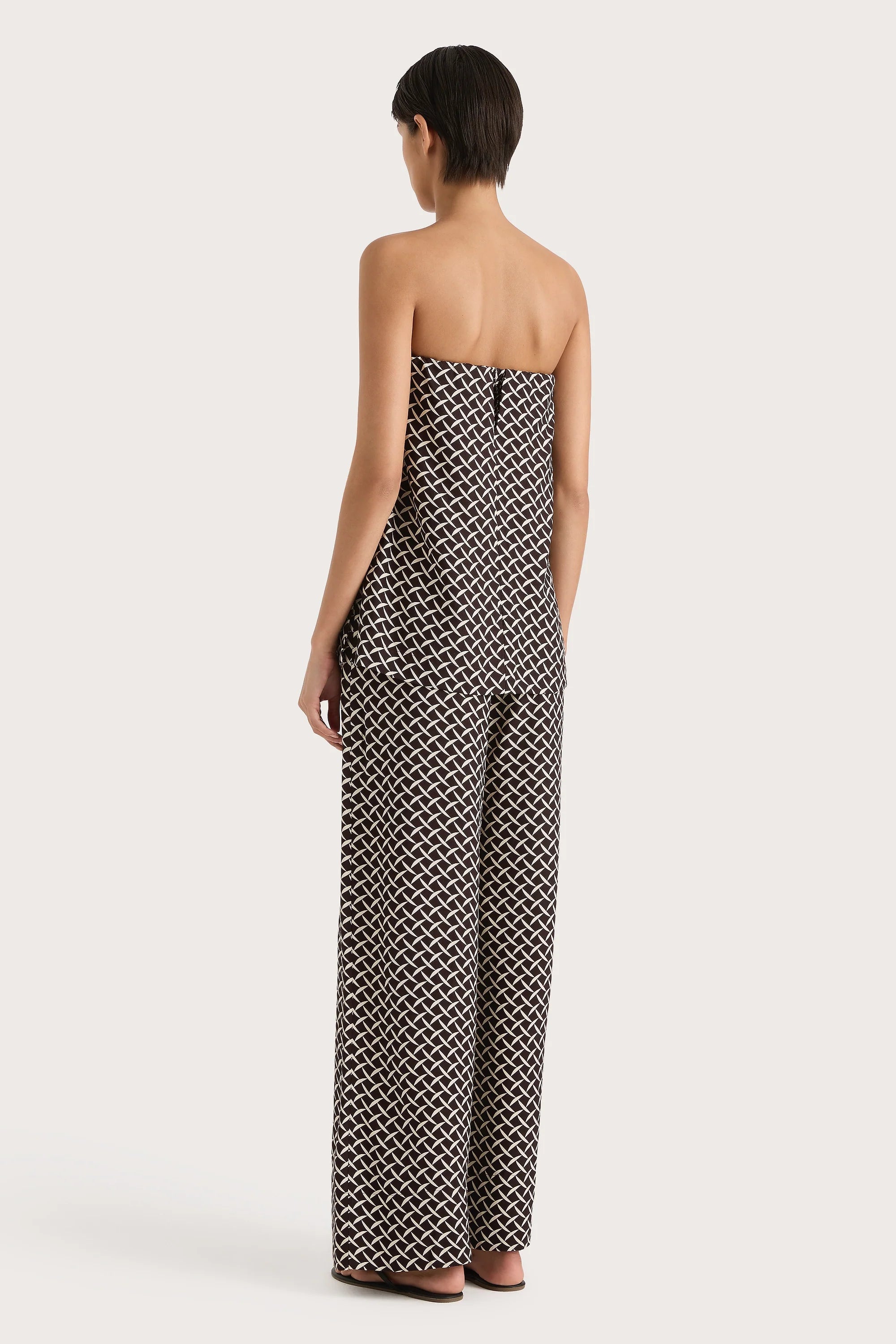 Dalene Pant Espresso Geo - Final Sale
