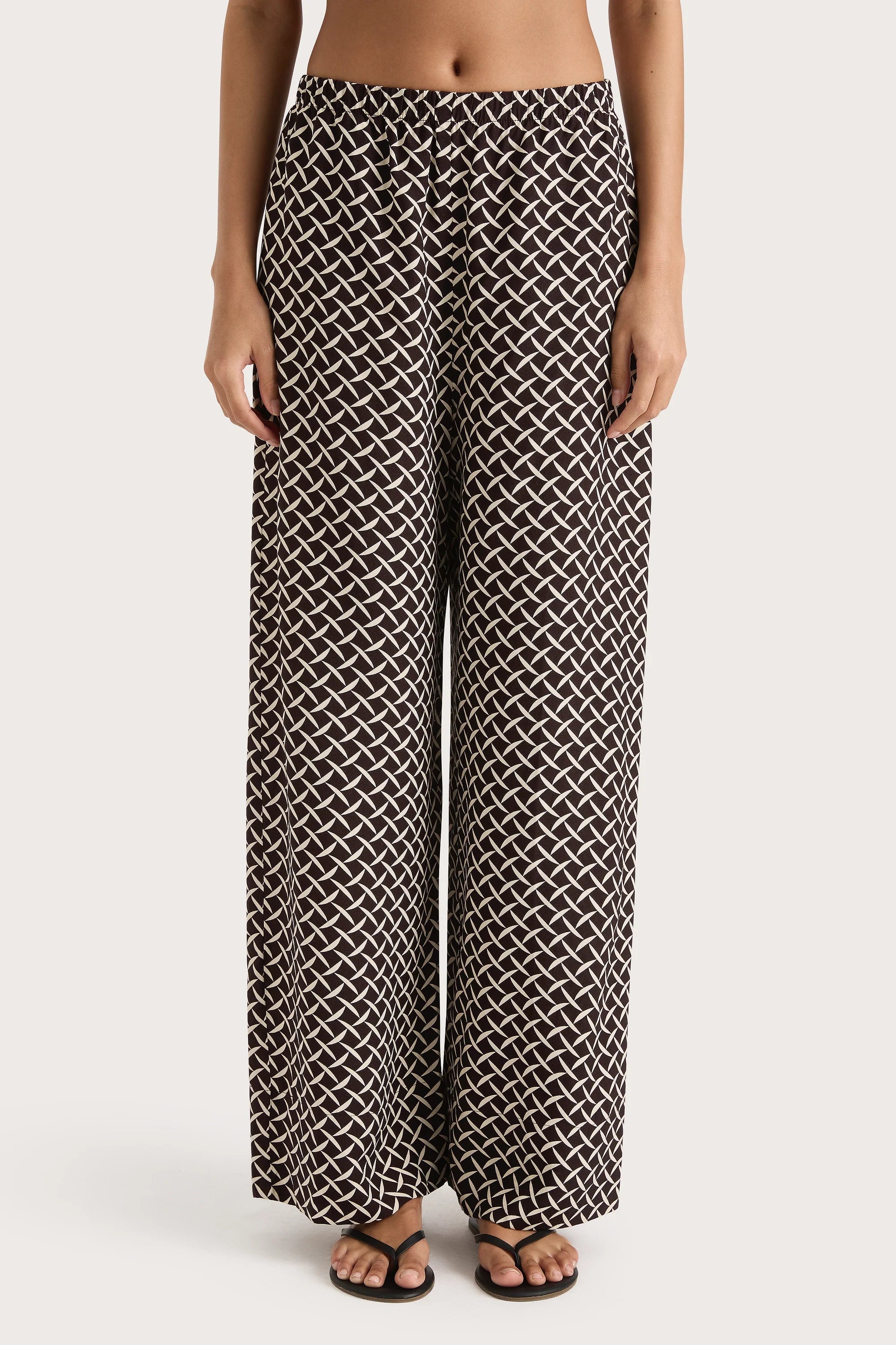 Dalene Pant Espresso Geo - Final Sale