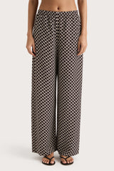 Dalene Pant Espresso Geo - Final Sale