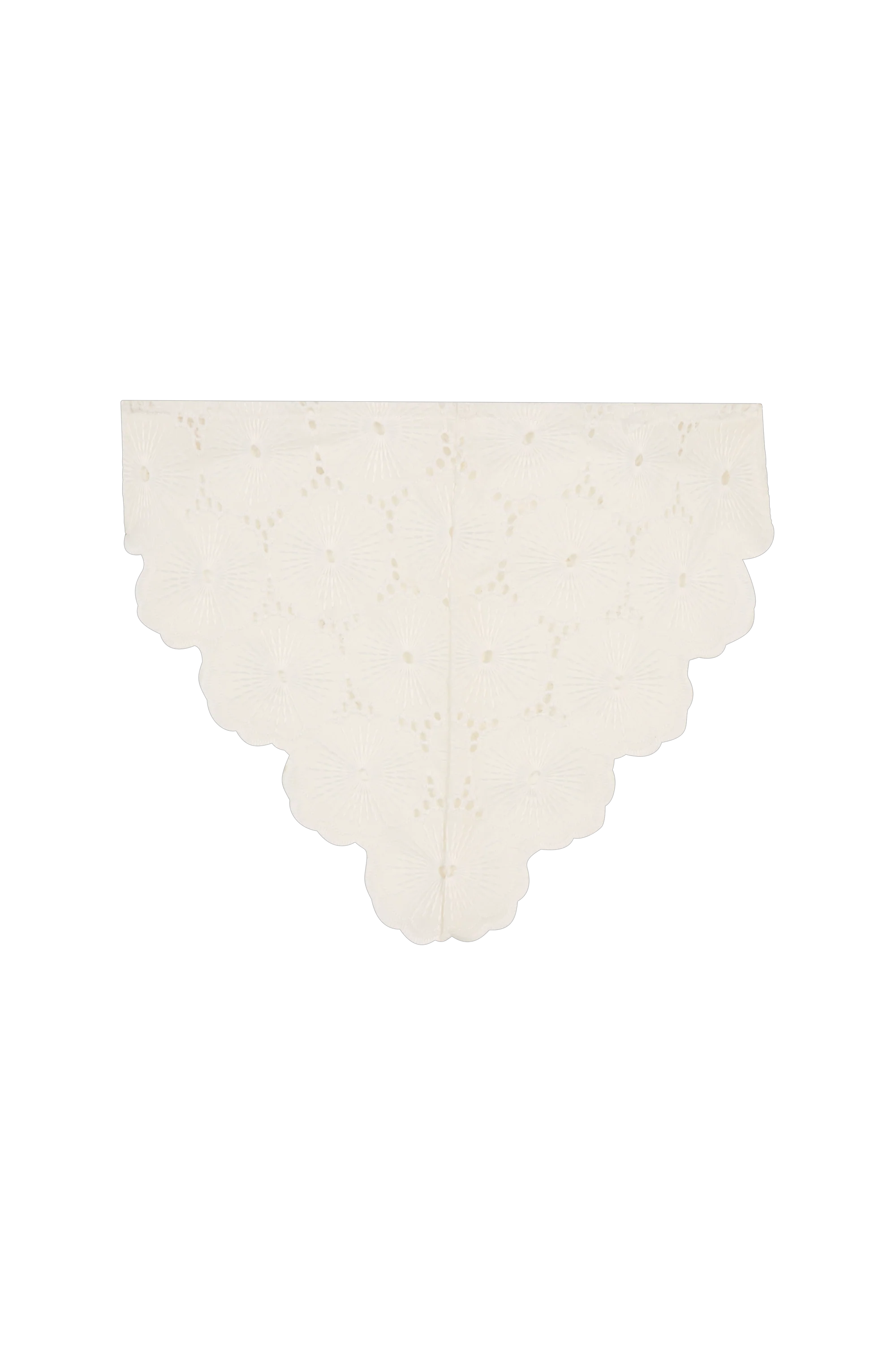 Paloma Head Scarf Dolce Broderie White
