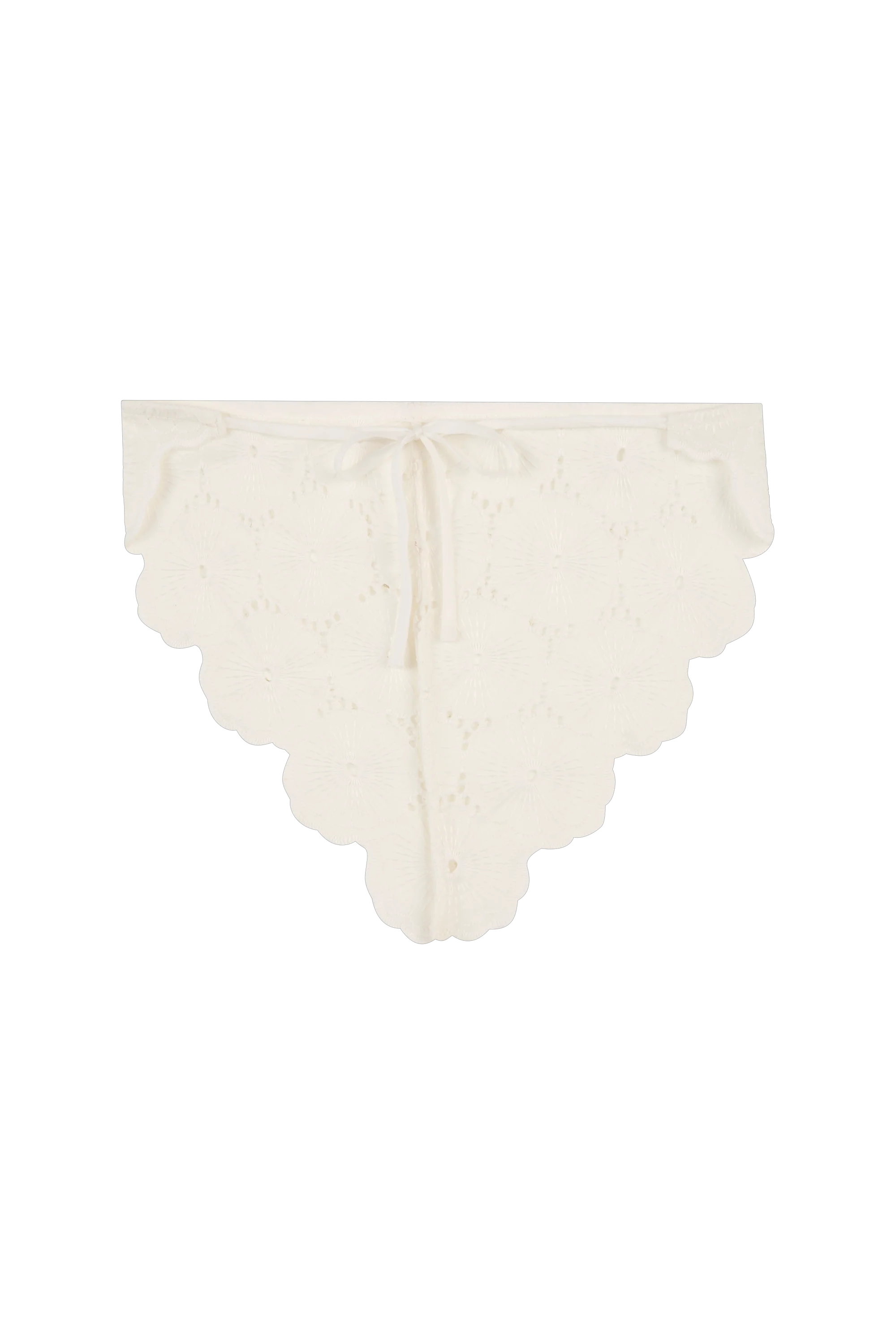 Paloma Head Scarf Dolce Broderie White