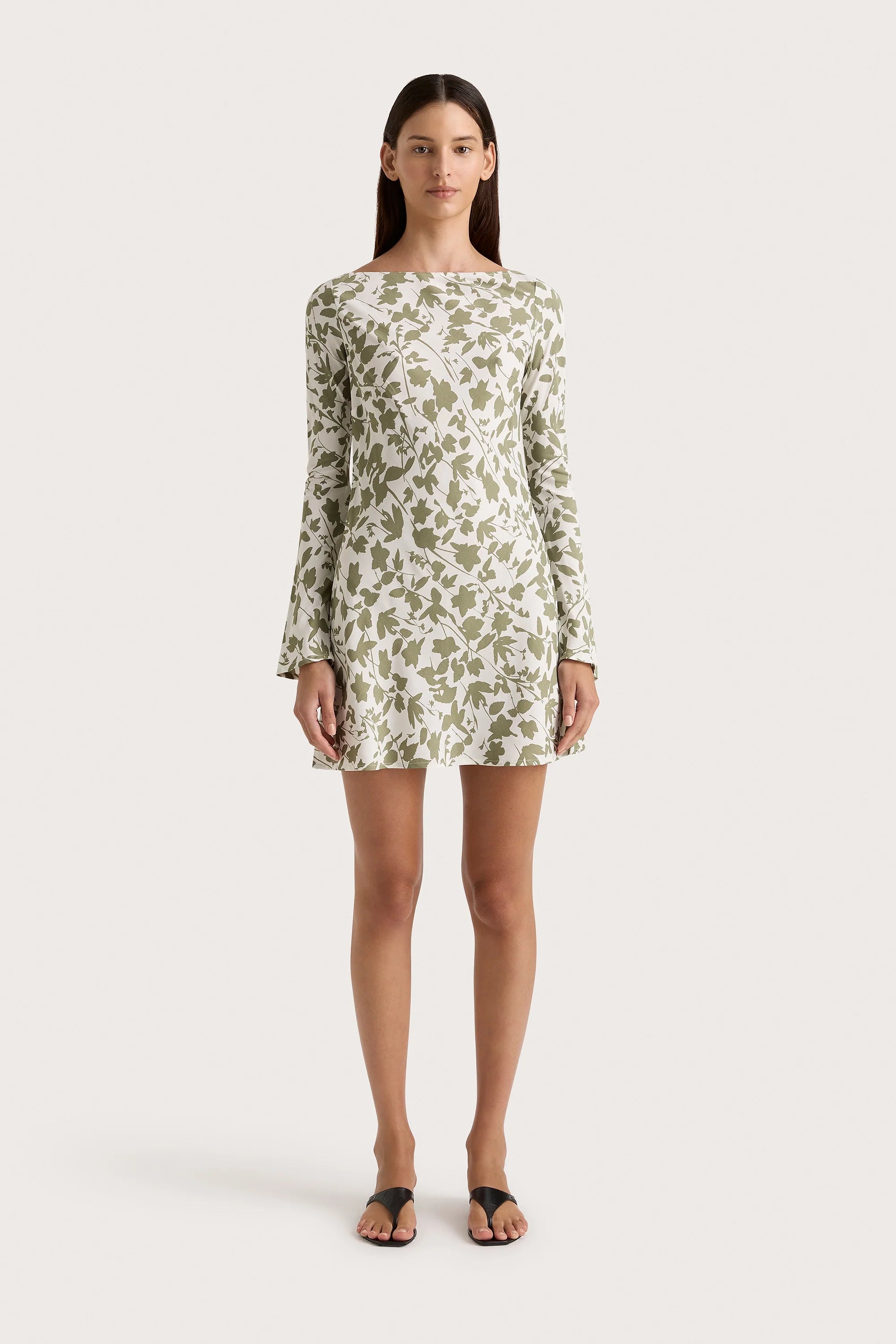 Lilou Mini Dress Poplar Sage - Final Sale