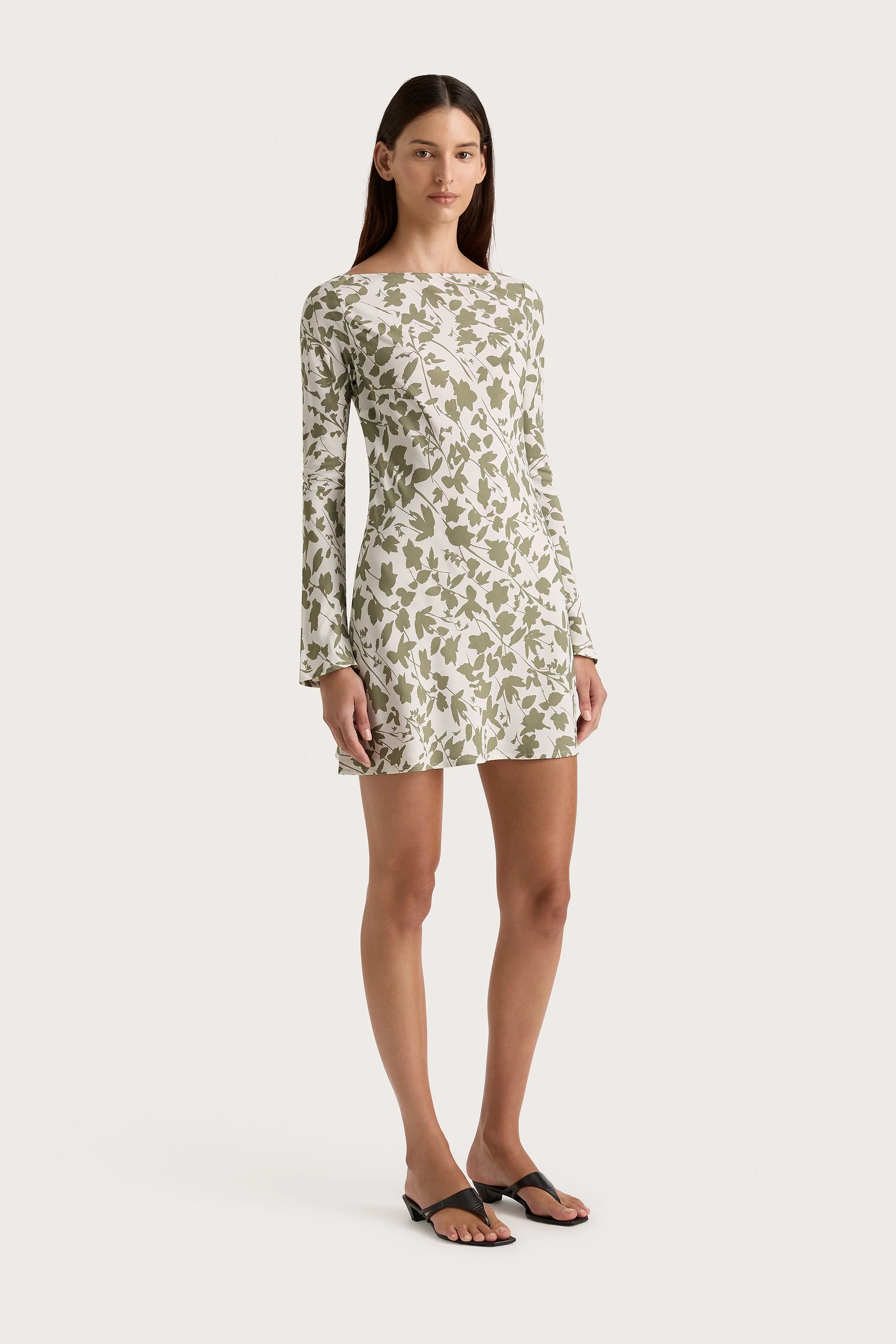 Lilou Mini Dress Poplar Sage - Final Sale