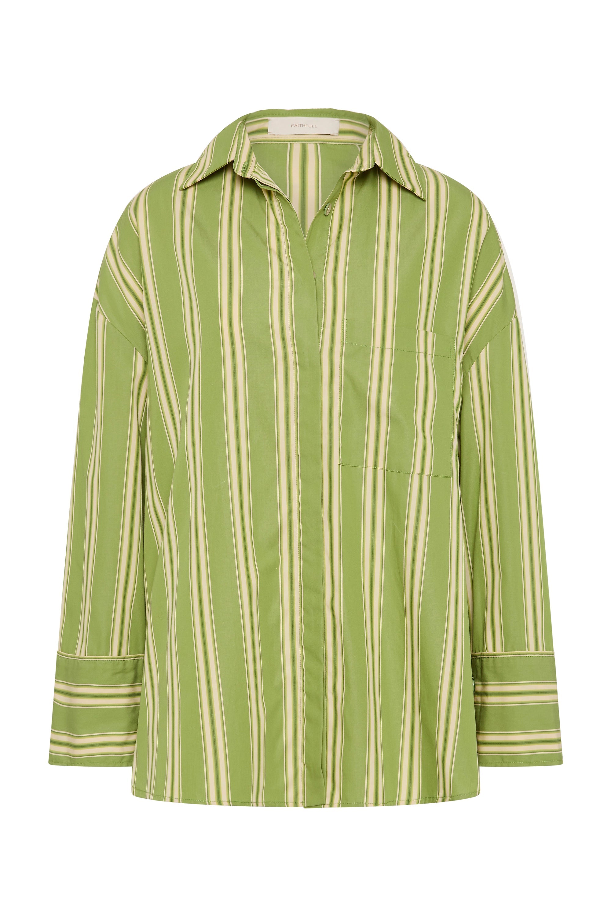 Clemente Shirt Ombre Stripe Juniper - Final Sale