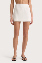 Jane Mini Skirt White - Final Sale