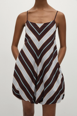 Aniela Mini Dress Athens Stripe - Final Sale