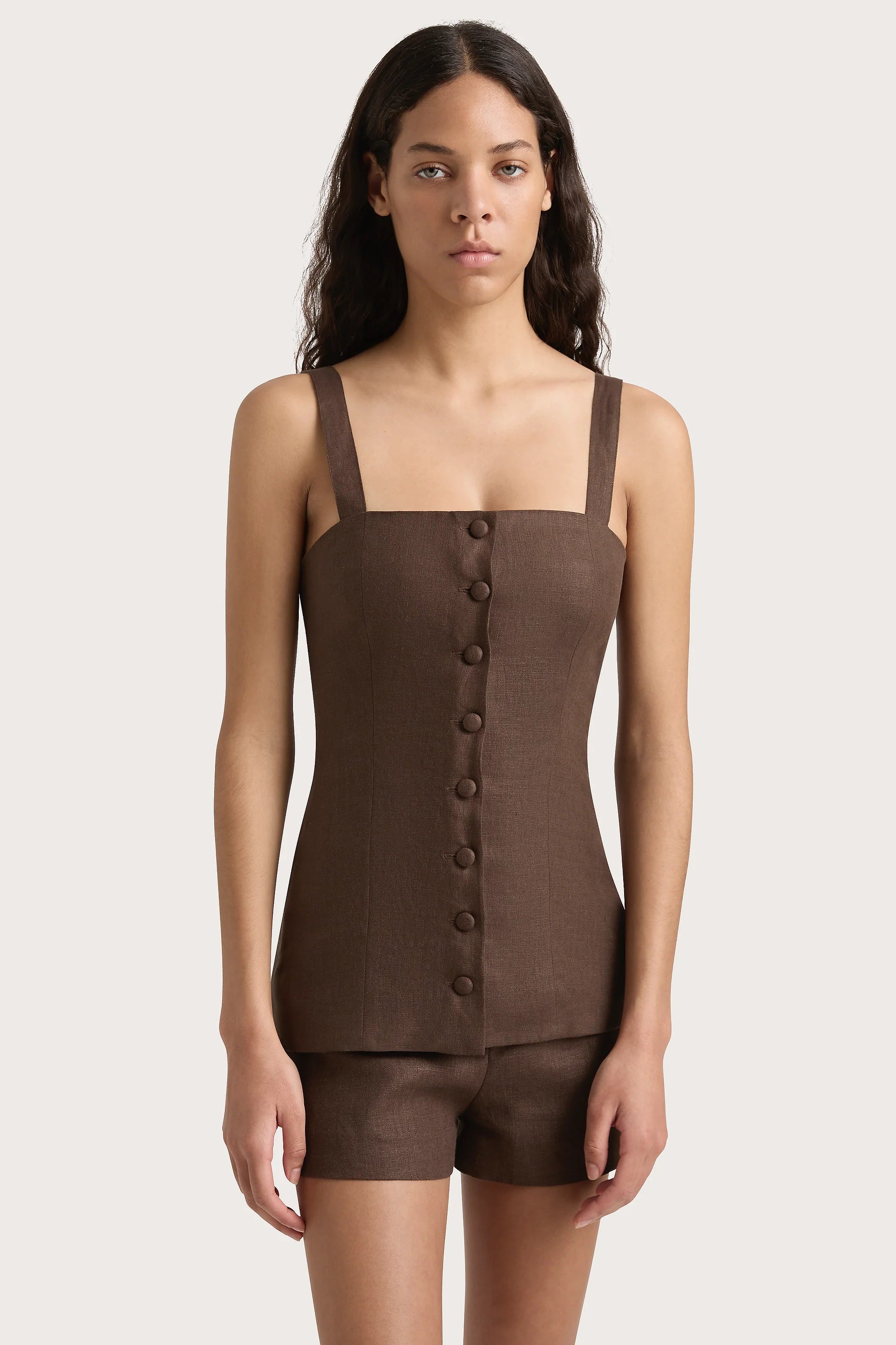 Corbiere Vest Bistre - Final Sale