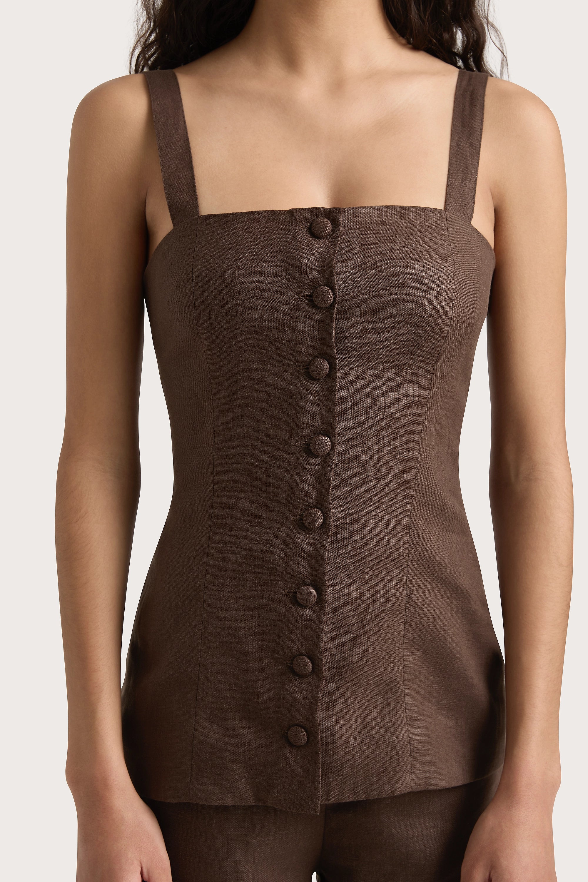 Corbiere Vest Bistre - Final Sale