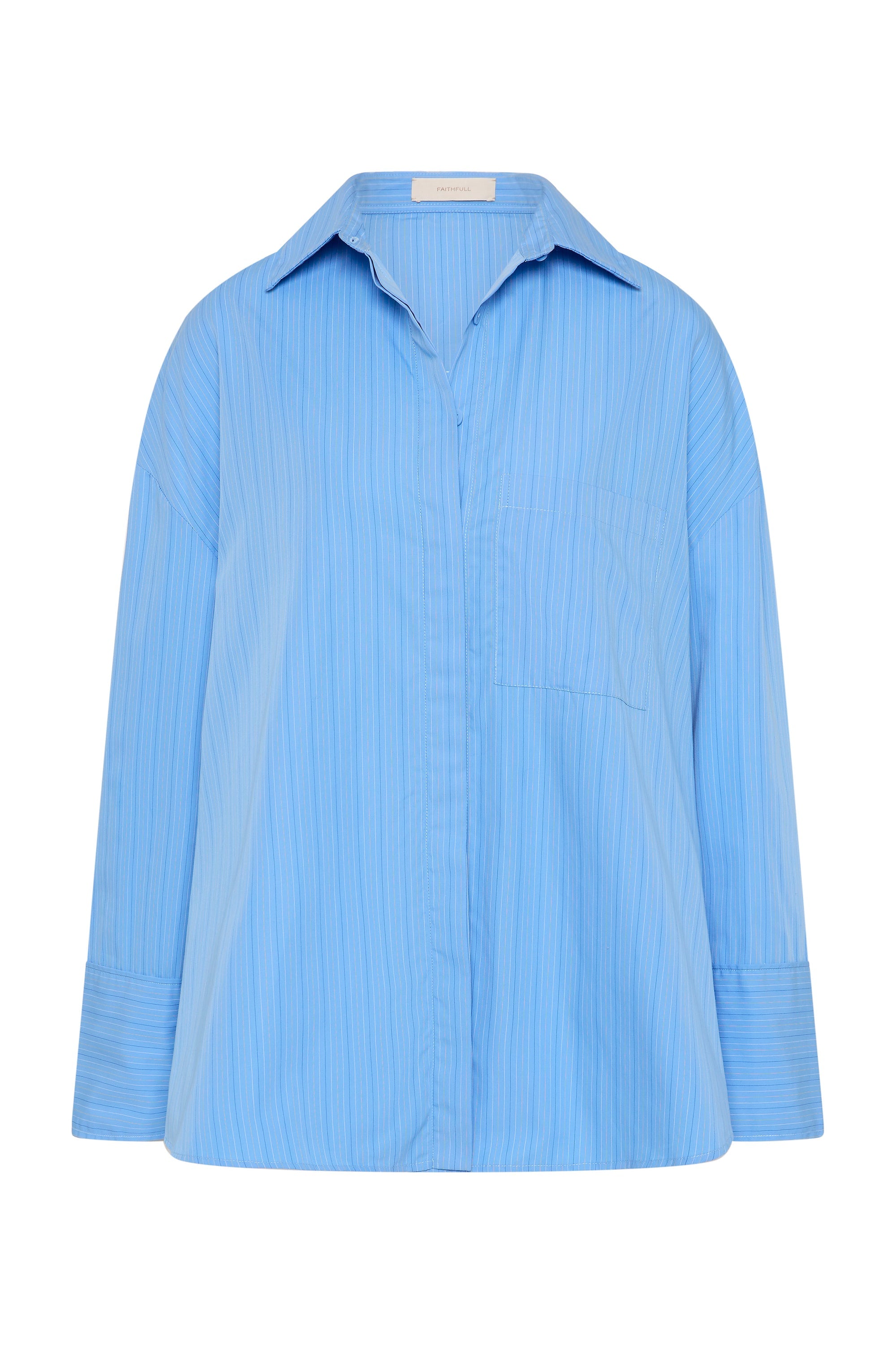 Clemente Shirt Mico Pinstripe Azul - Final Sale