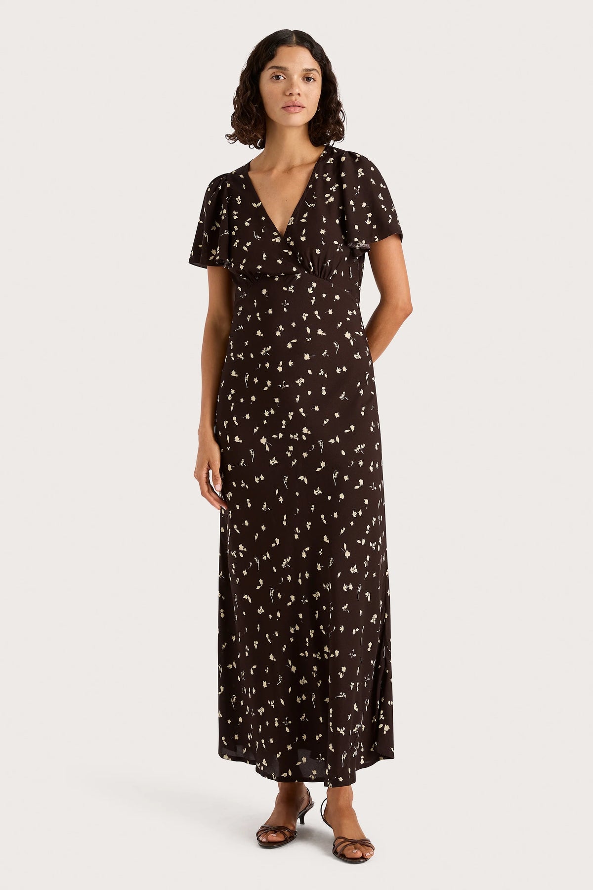 Boda Midi Dress Clover Brown - Final Sale