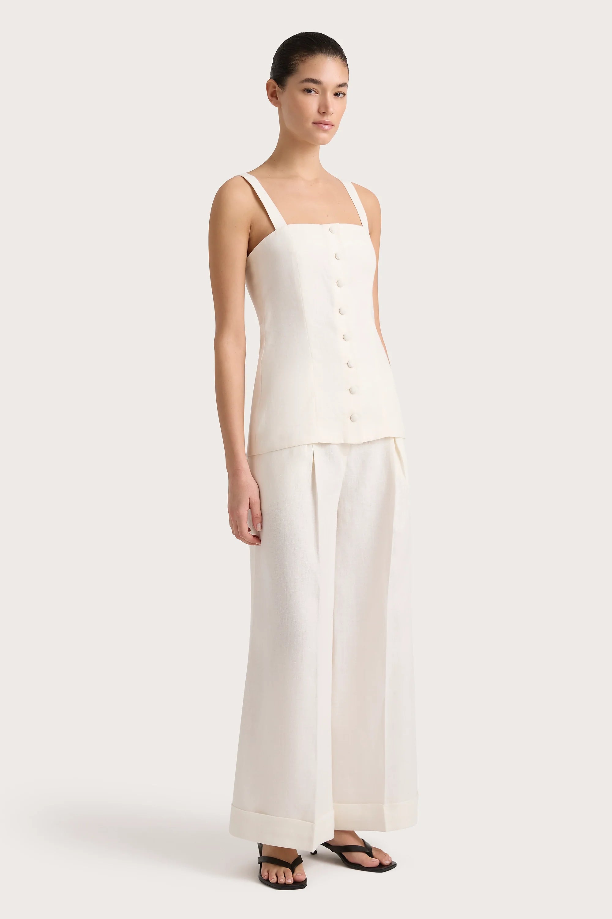 Corbiere Vest White - Final Sale