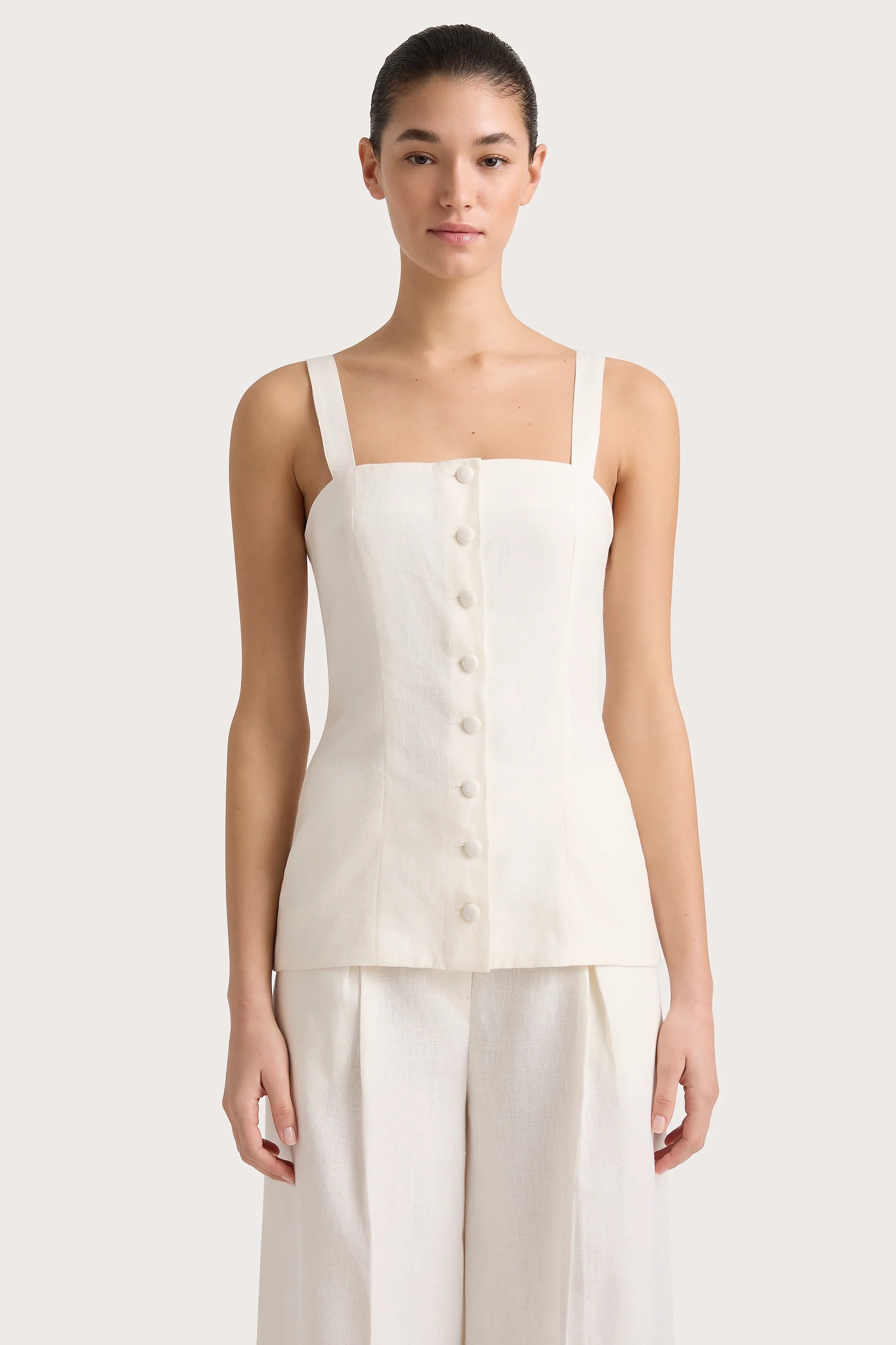 Corbiere Vest White - Final Sale