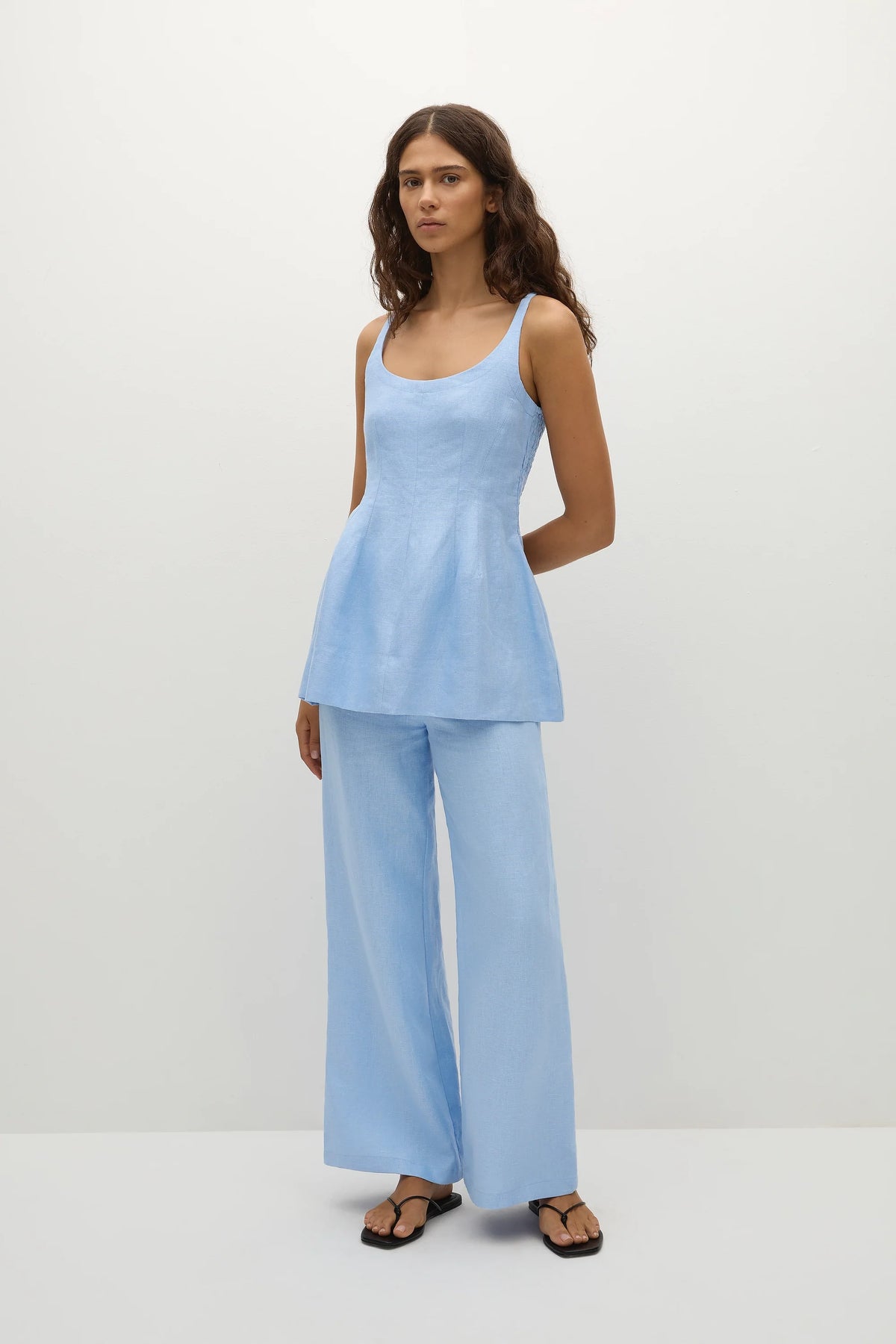 Syna Pant Mineral Blue - Final Sale