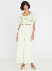 Isadora Top Luda Floral Lime - Final Sale