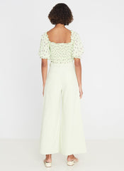 Isadora Top Luda Floral Lime - Final Sale