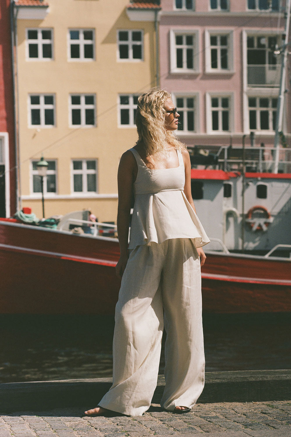Sofia Trouser Ecru