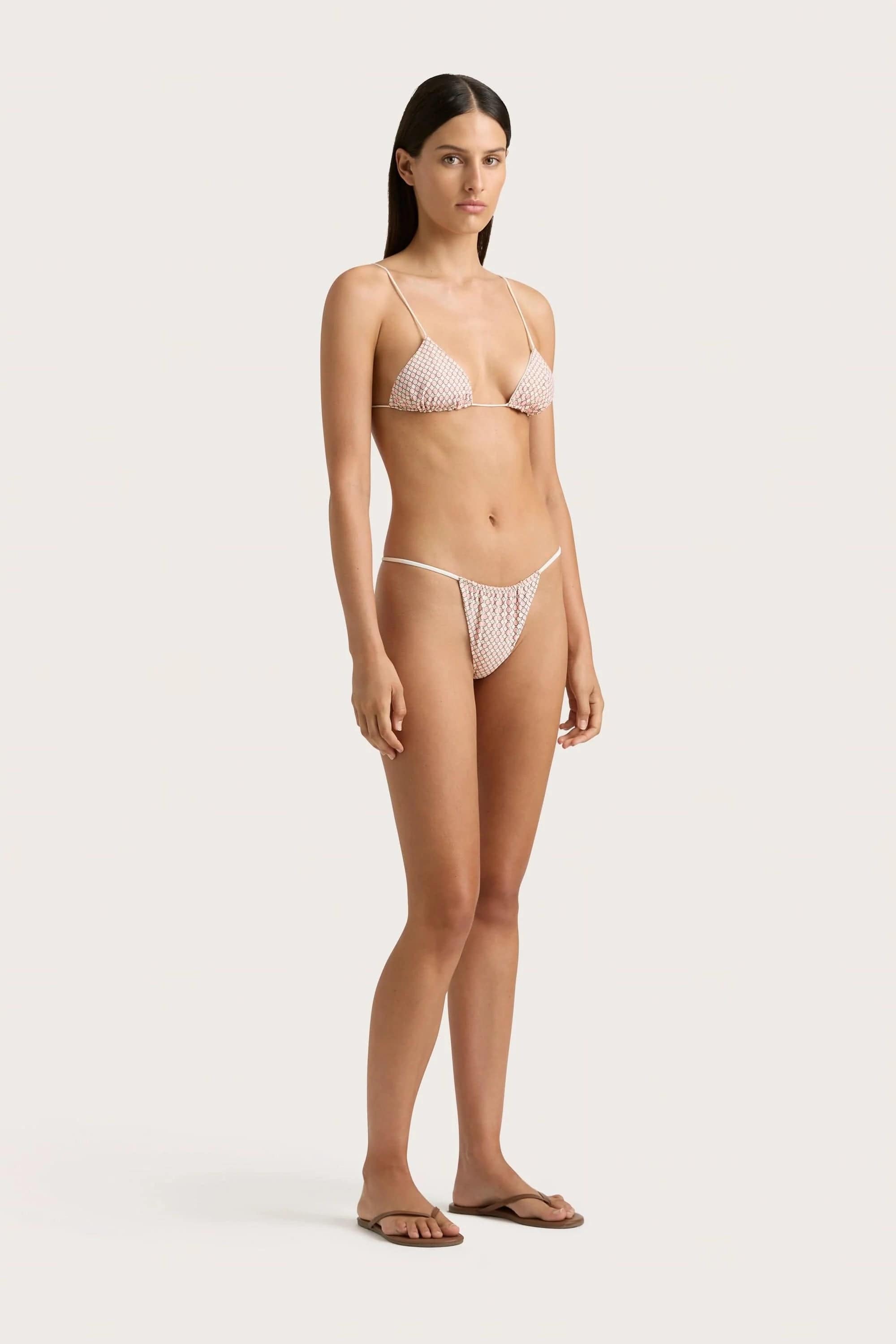 Elea Bikini Top Oliander Blush - Final Sale